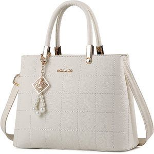 Purses And Handbags For Pu Textured Top Handle Satchel Crossbody Carryall Bags